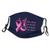 I Am Strong Breast Cancer Rose Personalized Name Face Mask
