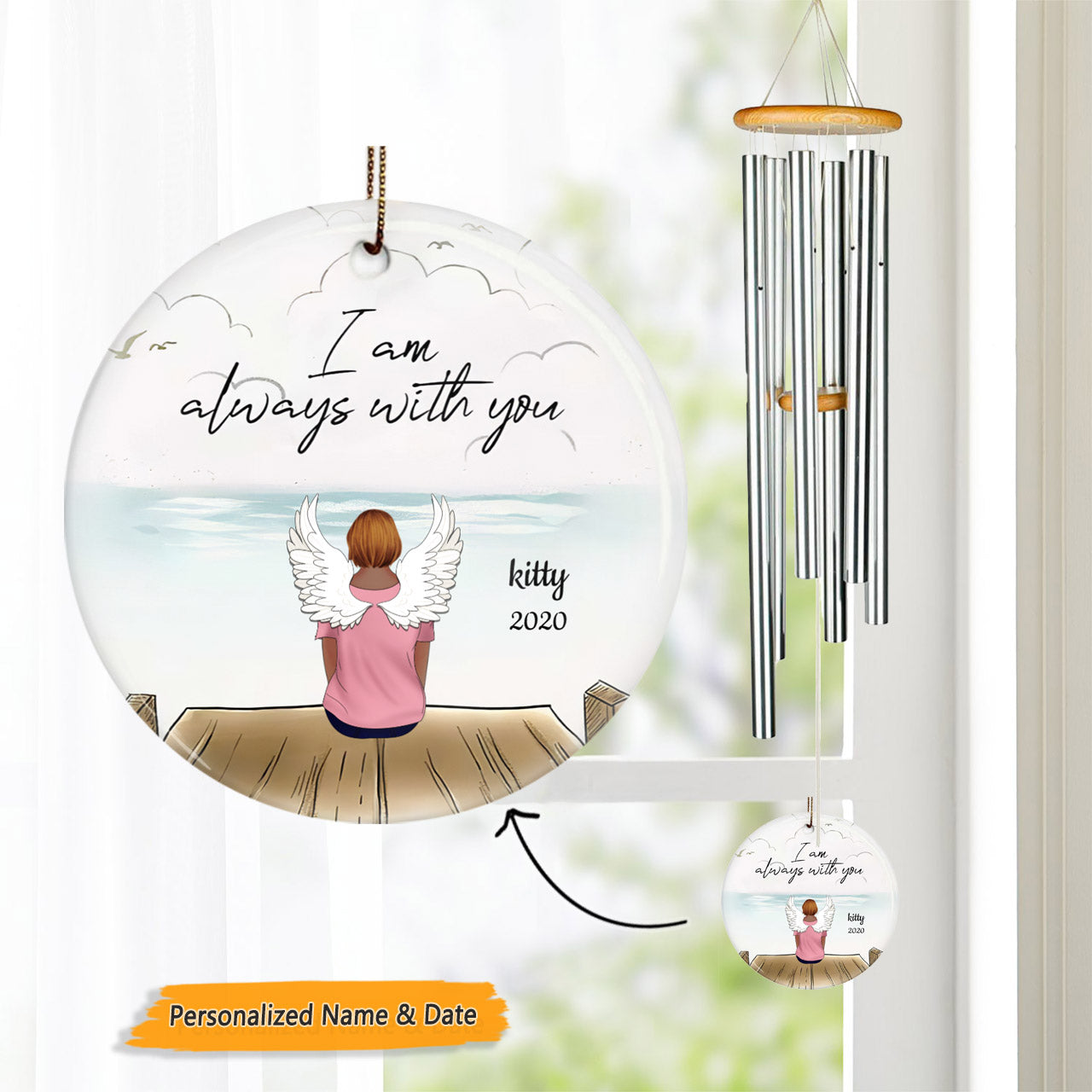 I Am Always With You, Women, Custom Wind Chime