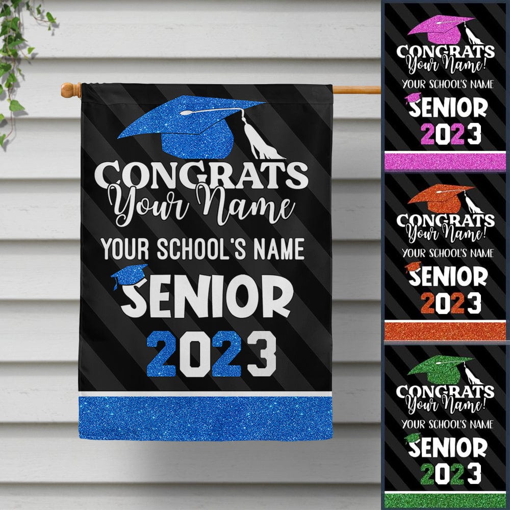 Best Gift Idea Graduation Garden Flag, Class of 2023, Senior Gift