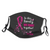 Breast Cancer We Fight Together Personalized Name Face Mask