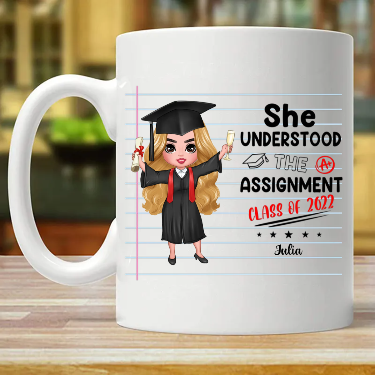 Graduation 2022 Personalized Mug (Double-sided Printing)