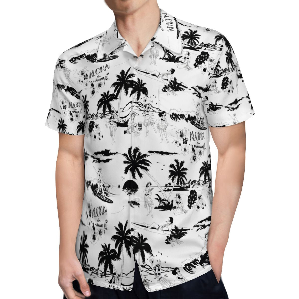 Hawaii Pattern 007 Hawaiian Shirts No.437EQG