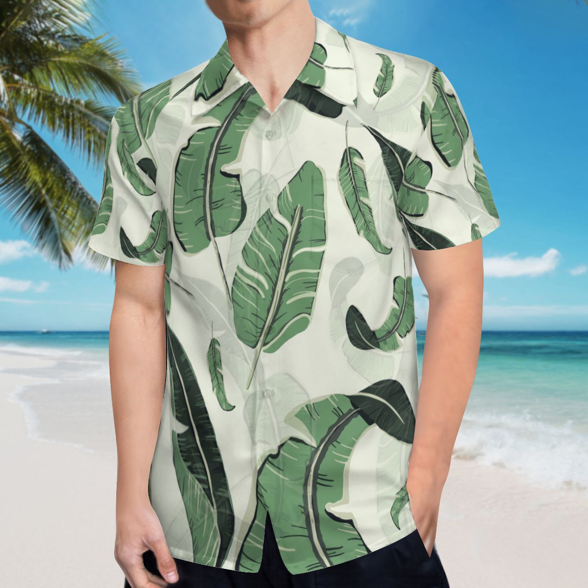 Tropical Leaves 009 Hawaiian Shirts No.4BNALE