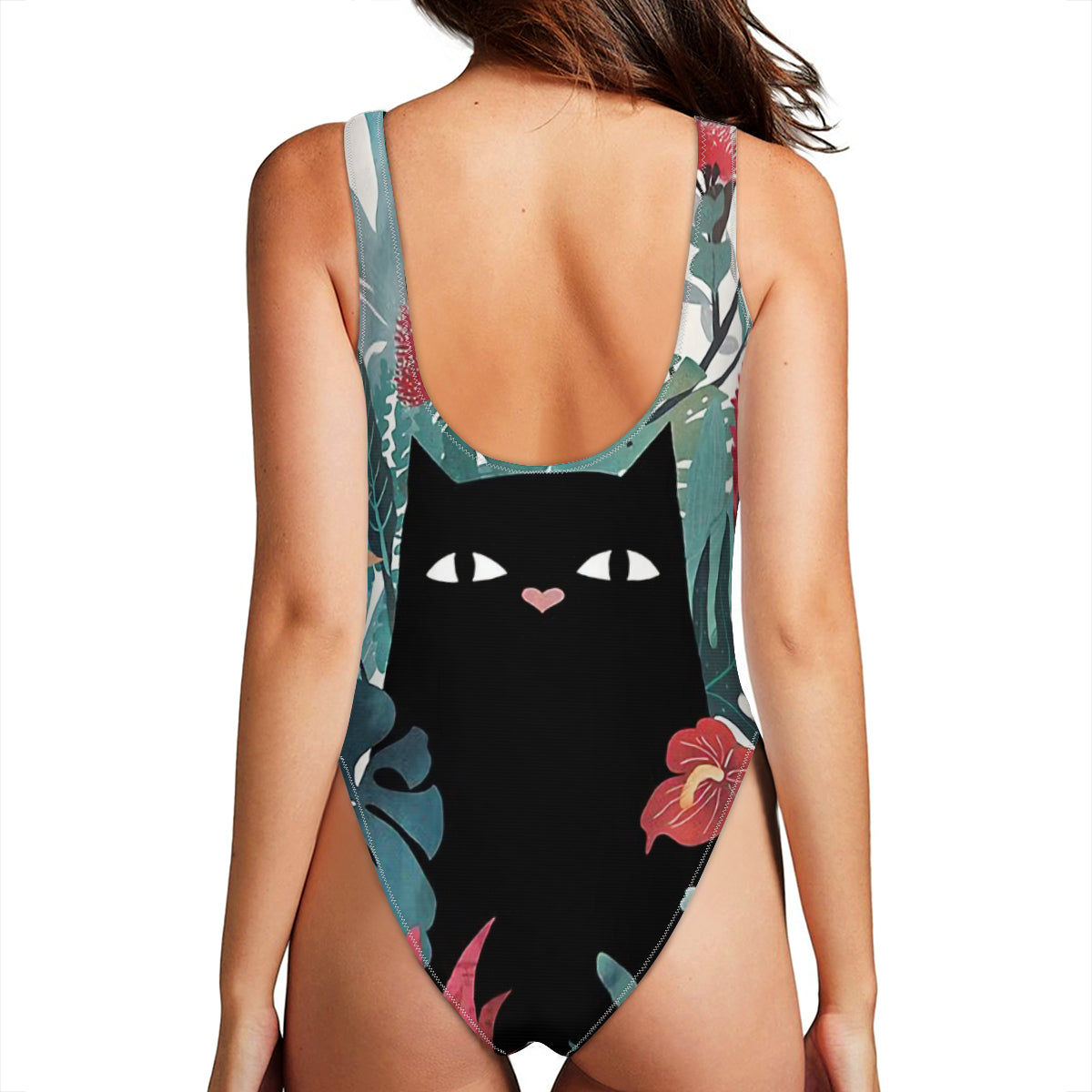 Popoki Graphic One-Piece Swimsuit for Women No.4C5SPS