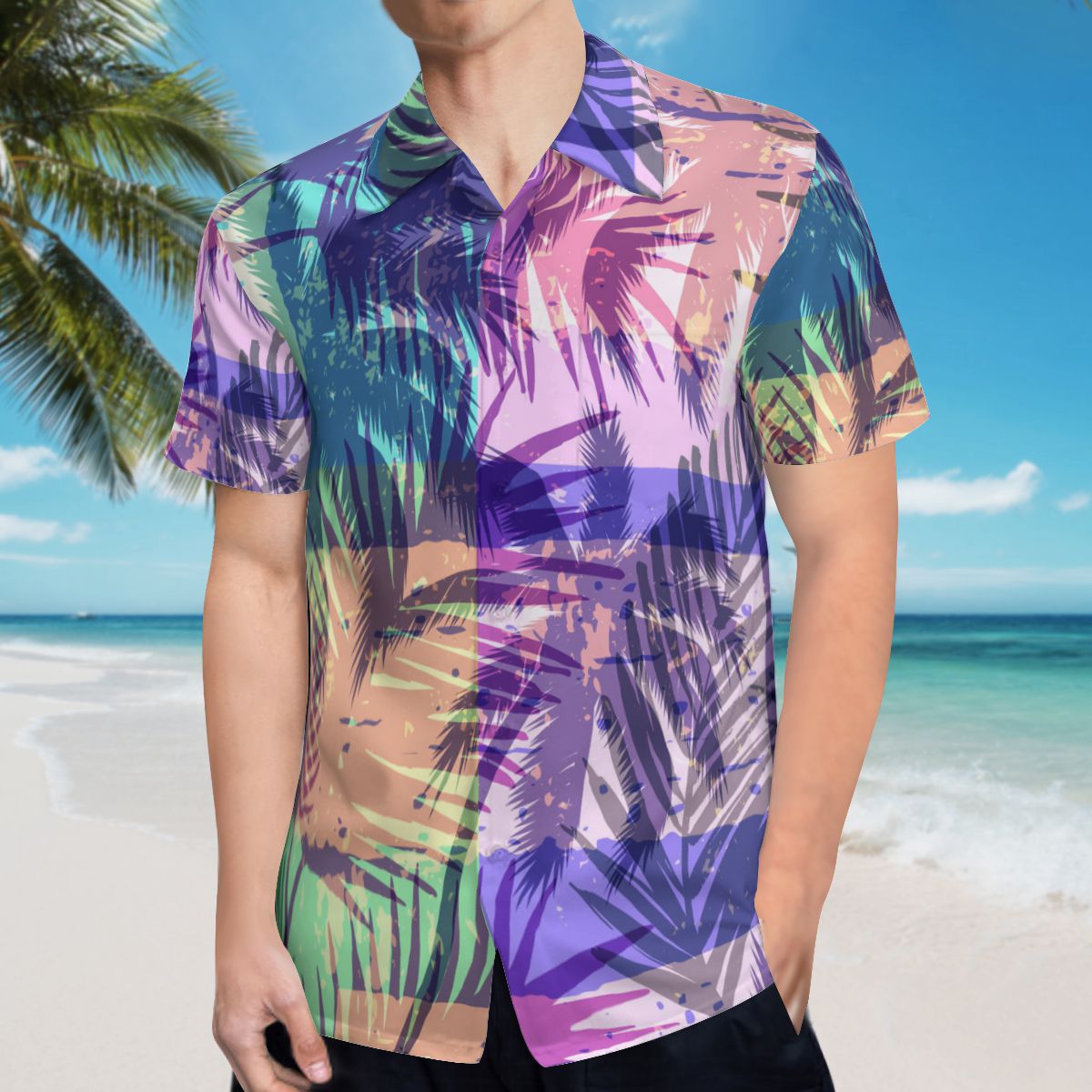 Tropical Leaves 006 Hawaiian Shirts No.4DI5QA