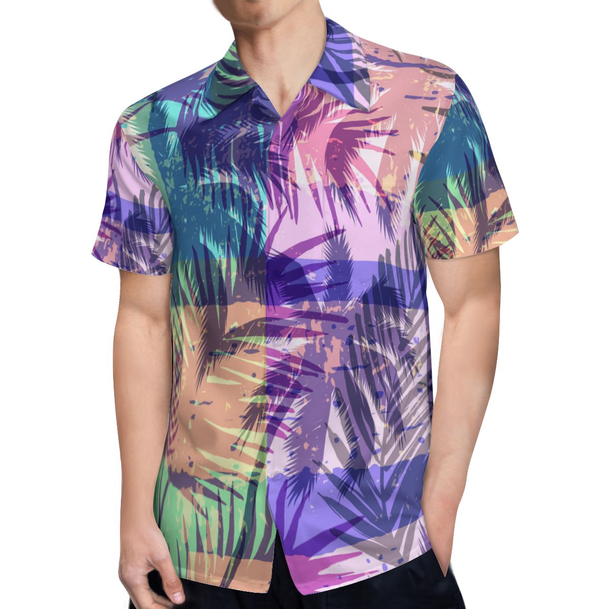 Tropical Leaves 006 Hawaiian Shirts No.4DI5QA