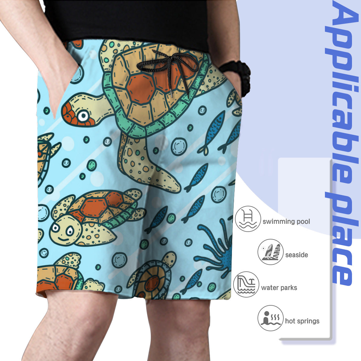 Seaturtles Men's Swim Trunks No.4EVT9C