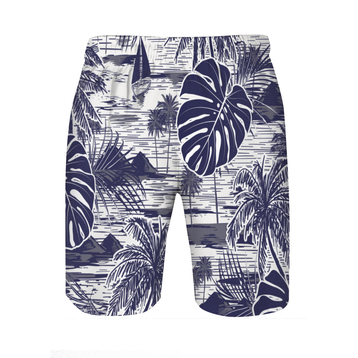 Tropical Leaves 010 Men's Swim Trunks No.4JW5V3