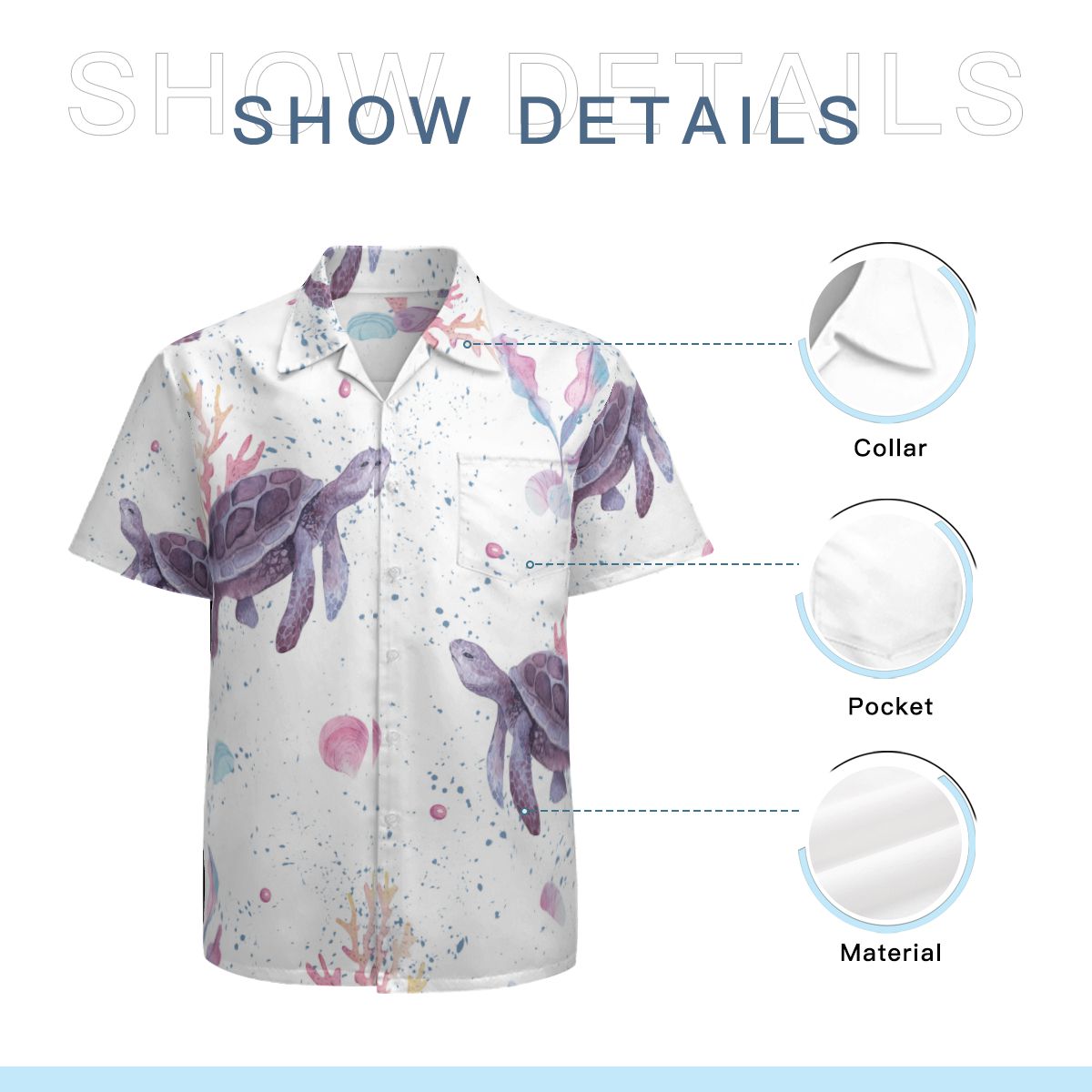 Coral Shells Hawaiian Shirts No.4LF8FP