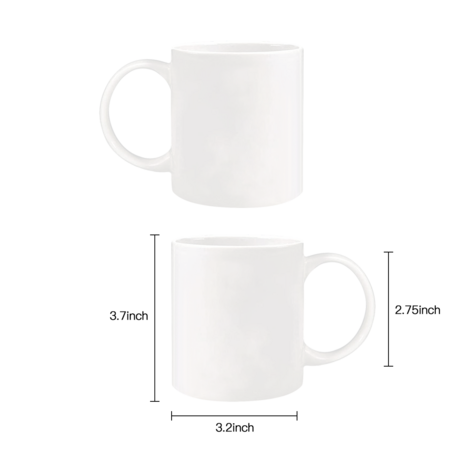 Gnome Heart Mom Grandma Gift Personalized Mug (Double-sided Printing)