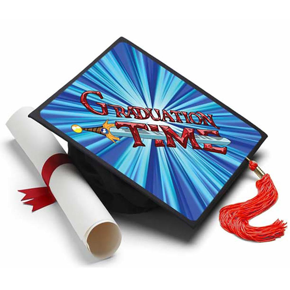 Graduation Time Grad Cap Tassel Topper
