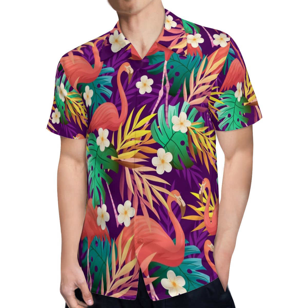 Flamingo 10 Hawaiian Shirts No.597NIE