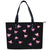 pink ribbon breast cancer awareness butterflies Shoulder Bag No.N4J48S