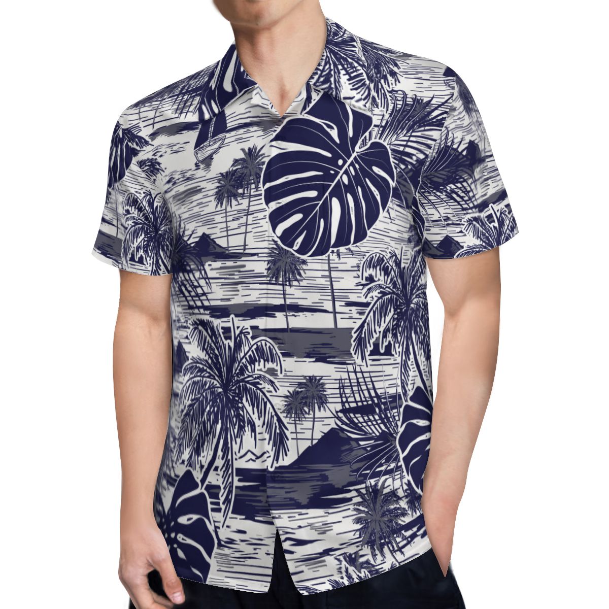 Tropical Leaves 010 Hawaiian Shirts No.5Y7ALL