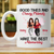 Standing Selfie Besties Crazy Friends Personalized Mug (Double-sided Printing)