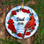 Rose Heaven Cardinals Memorial Personalized Circle Ornament