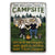 Husband Wife Watch People Park Their Campers - Gift For Camping Couples - Personalized Custom Classic Metal Signs