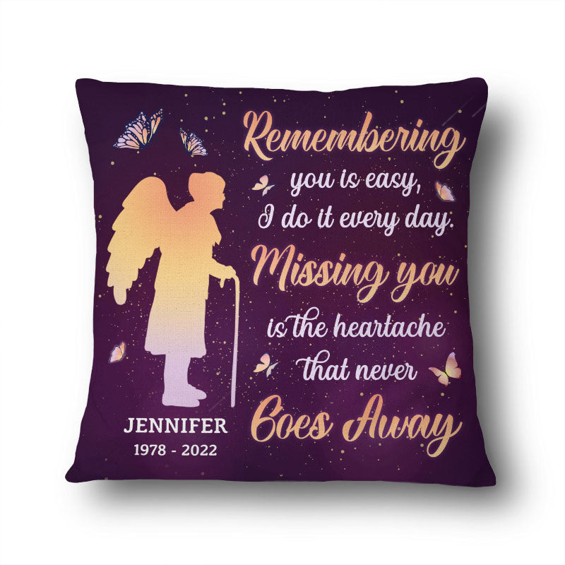 Missing You - Family Memorial Gifts - Personalized Custom Pillow