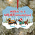 Dachshund Wiener Wonderland Dog Personalized Christmas Ornament