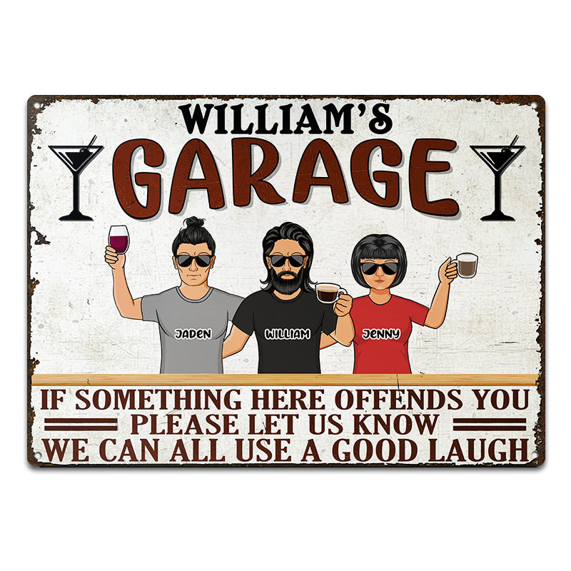 We Can Use A Good Laugh - Gift For Besties - Personalized Custom Classic Metal Signs