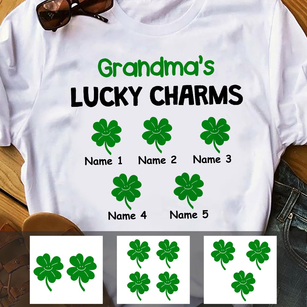 Personalized Grandma Irish St Patrick's Day T Shirt