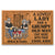 Family Couple A Lovely Lady And Her Grumpy Old Man Live Here With Their Cool Kids - Grandparent Gift - Personalized Custom Doormat