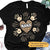 Leopard Hand Print Grandma Heart Personalized Shirt
