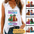 Trouble Together Fashion Besties Personalized Women Tank Top V Neck Lace