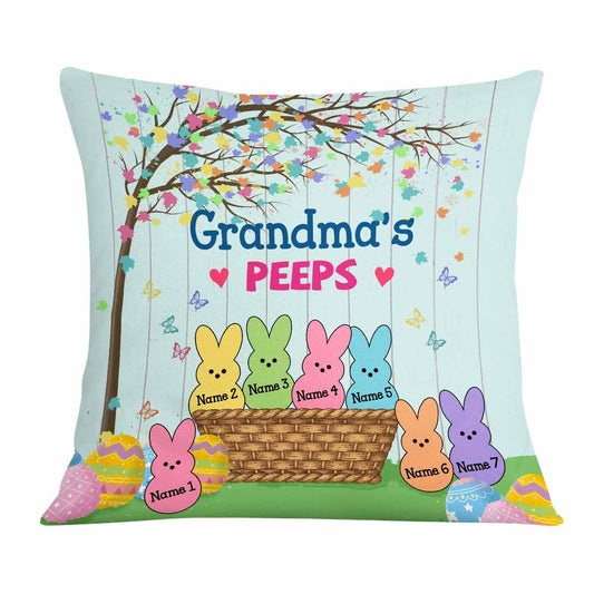 Easter Eggs Pillow, Happy Easter Pillow | Zazzle