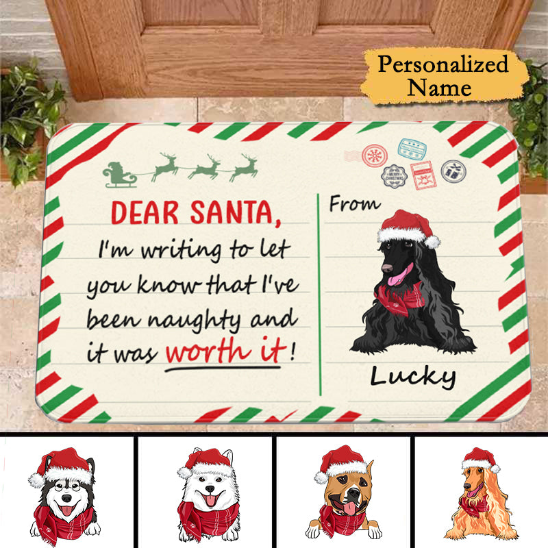 Been Naughty and Worth it - Personalized Custom Aluminum Doormat