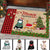 Most Wonderful Time Of The Year Cats Christmas Tree Personalized Doormat