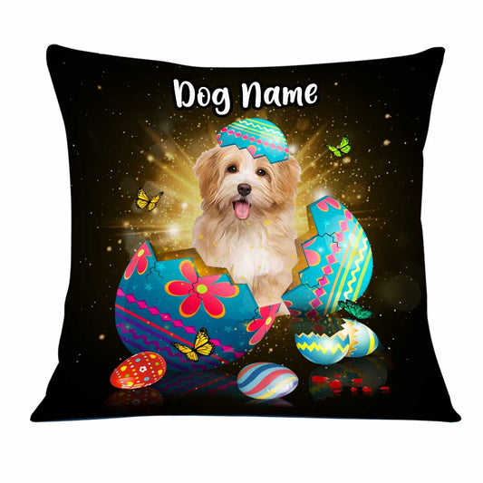 Personalized Easter Dog Cat Photo Pillow