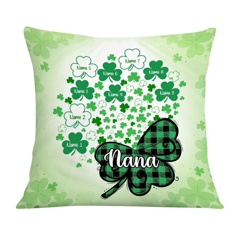 Personalized Patrick's Day Mom Grandma Pillow