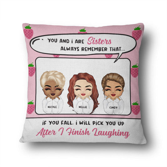 After I Finish Laughing Fruit Theme - Gift For Sisters - Personalized Custom Pillow