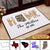 Home Sweet Home State Map Family Personalized Doormat