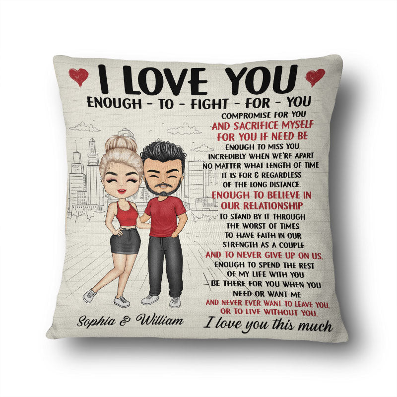 Enough To Meet You - Gift For Couples - Personalized Custom Pillow