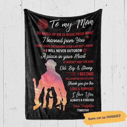 TRL - To My Mom Sky Personalized Fleece Blanket