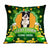 Personalized St Patrick's Day Dog Cat Photo Pillow