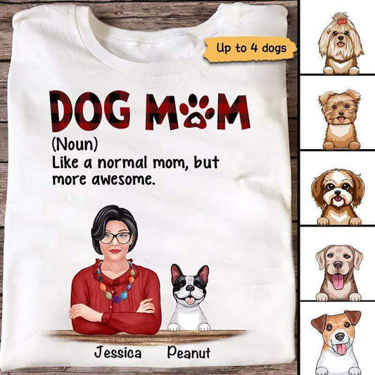 Pawma Dog Mom Cool Grandma Personalized Shirt