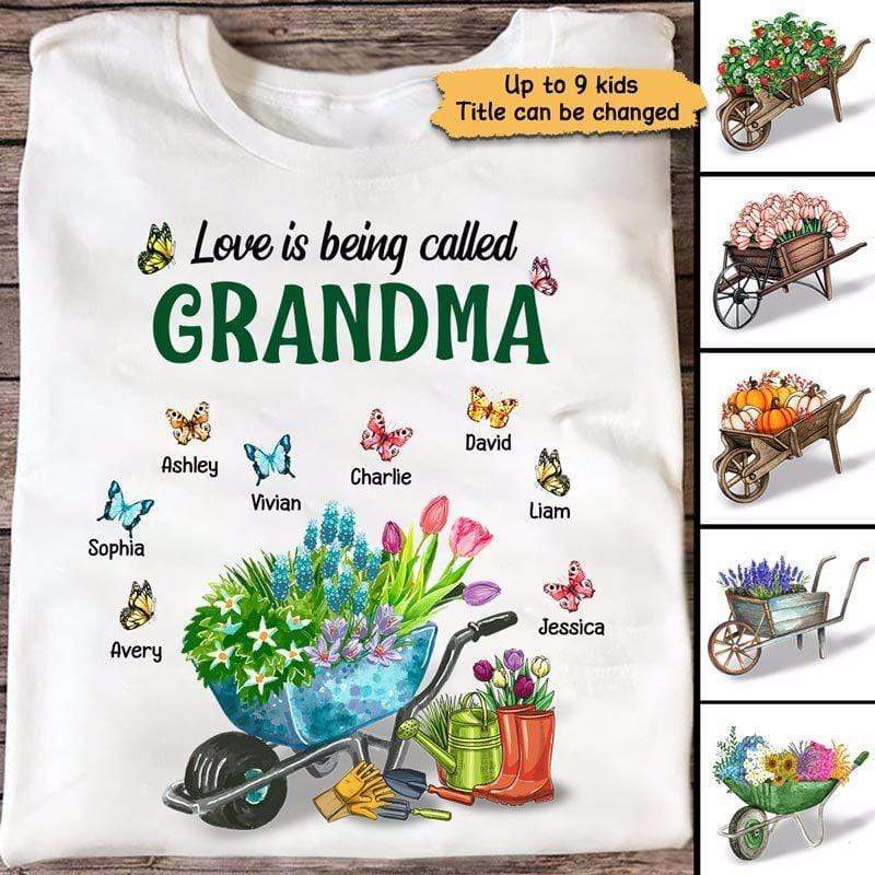 Gardening Mom Grandma Personalized Shirt