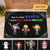 Halloween Wicked Witch Handsome Devil & Little Monsters Personalized Doormat