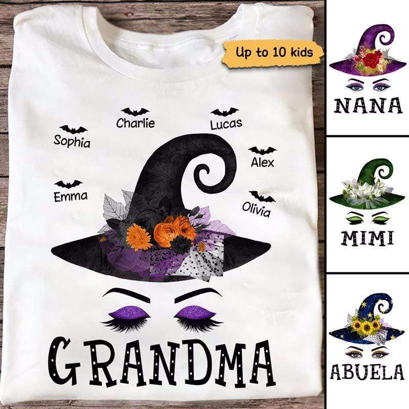 Grandma Wichy Face Halloween Personalized Shirt
