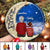 Parents Grandparents Grandkids On Moon Personalized Circle Ornament