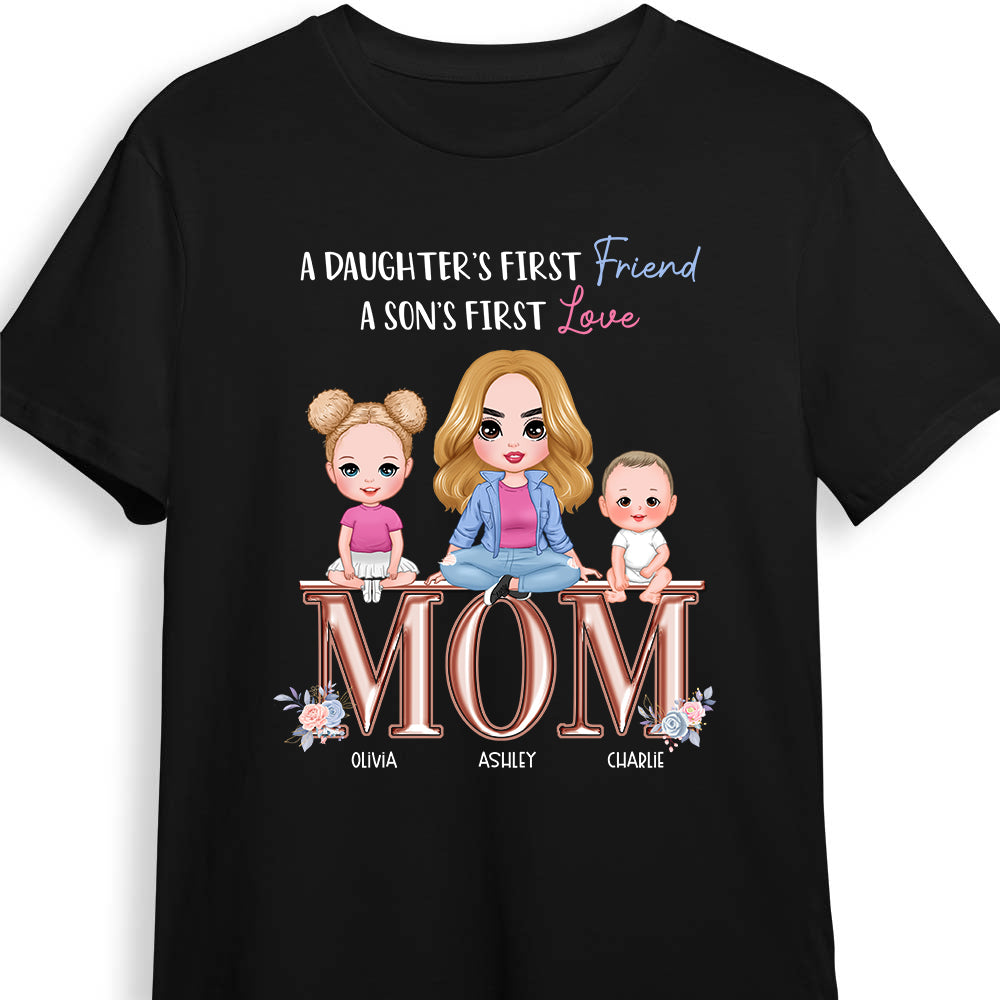 Personalized Mom Daughter Son Shirt