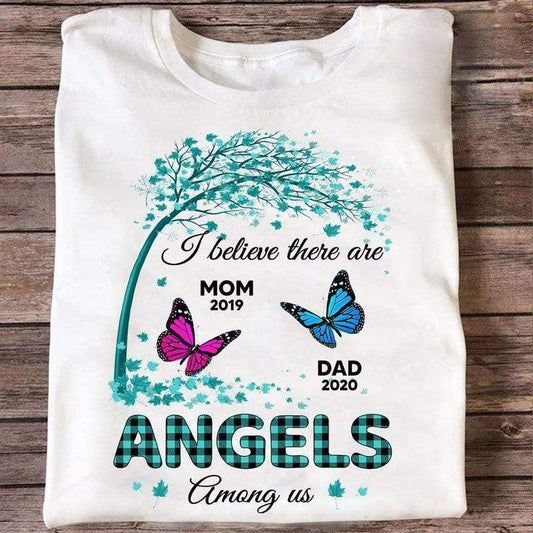 Angel Among Us Green Checkered Pattern Personalized Shirt