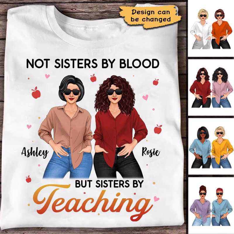 Teacher Besties Personalized Shirt