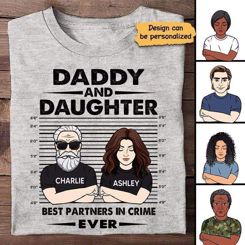 Partners In Crime Family Personalized Shirt