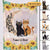 Love Cats To The Moon Sunflower Sitting Cat Shorthair Personalized Blanket