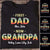 First Dad Now Grandpa Retro Personalized Shirt