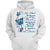 Blue Galaxy Butterflies My Mind Still Talks To You Memorial Personalized Hoodie Sweatshirt